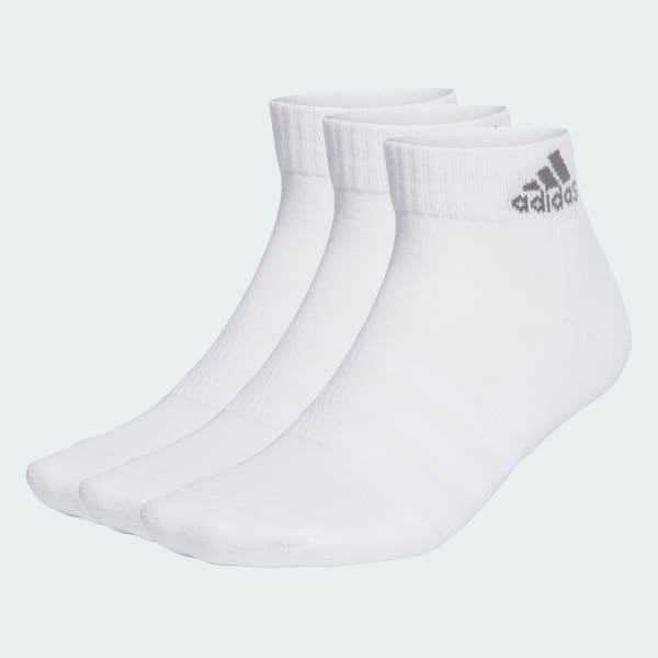 Blanco Medias Acolchadas Al Tobillo Sportswear 3 Pares