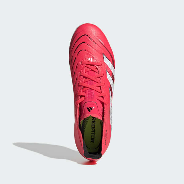 Rojo Bota de fútbol Predator League césped artificial
