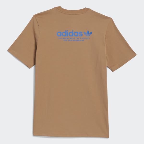 Braun Skateboarding 4.0 Logo T-Shirt – Genderneutral DH697