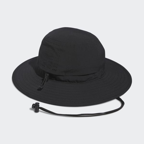 adidas Wide-Brim Hat - Black, Men's Golf