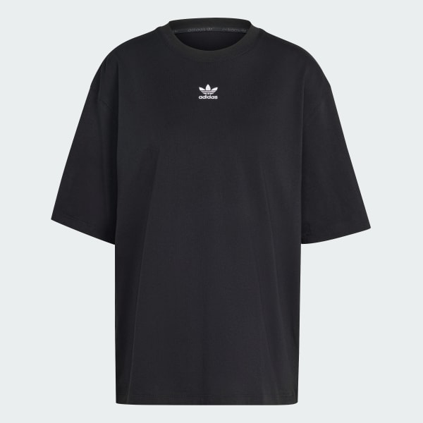 Negro Camiseta Essentials Boyfriend