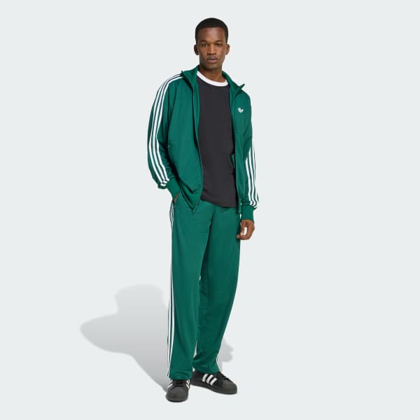 Green FIREBIRD ADICOLOR MESH TRACK TOP