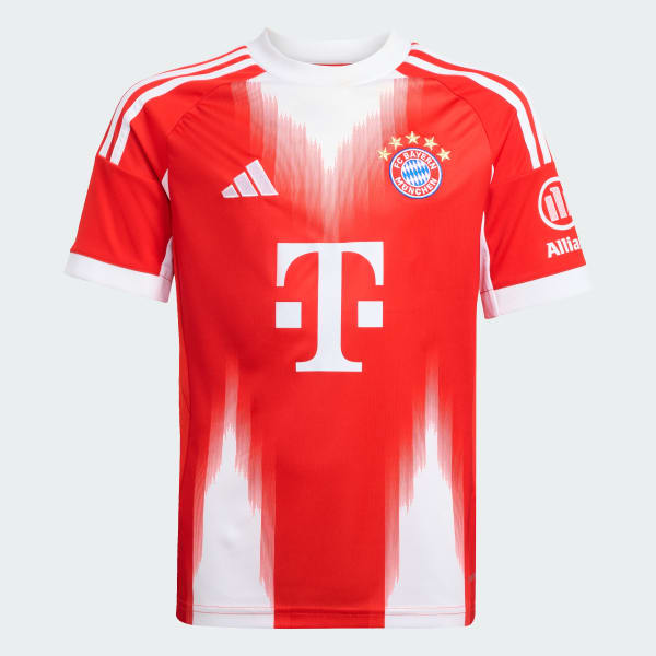 Red FC Bayern 25/26 Home Jersey Kids