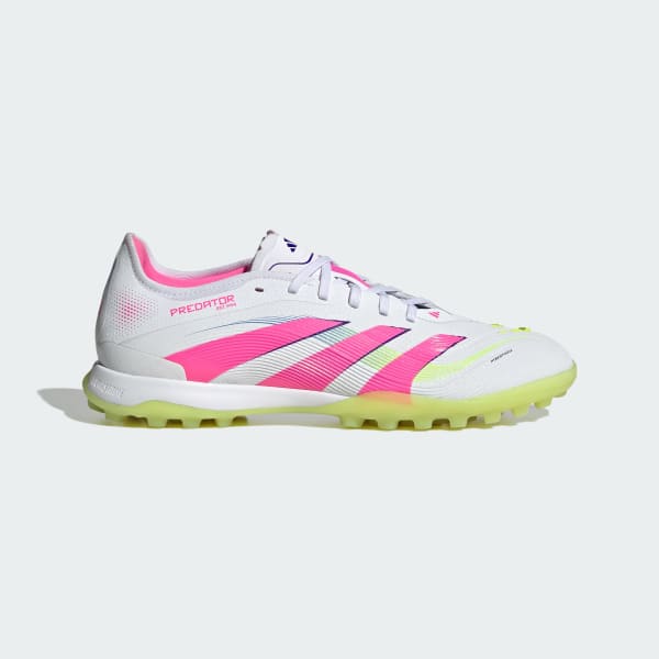Blanco Zapatos de Fútbol Predator Pro Pasto Sintético
