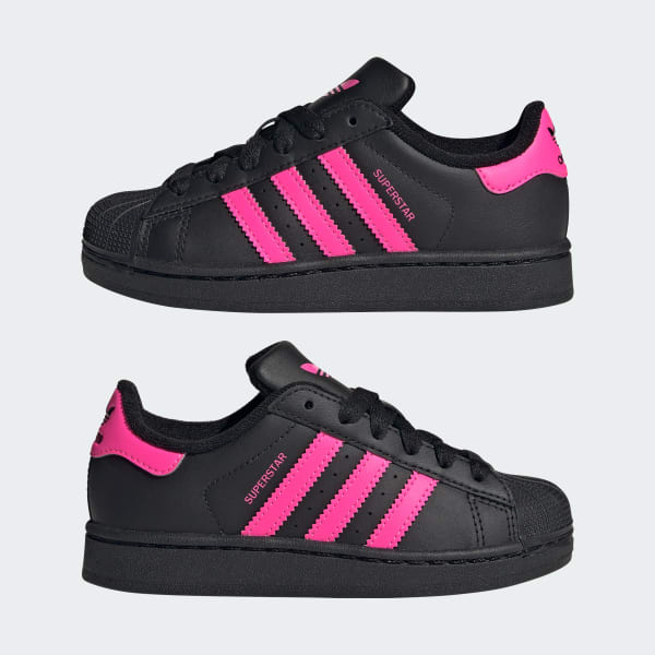 国内配送 adidas SUPER STAR II W C.BLACK/G.PINK/G.PINK Adidas Superstar II Grade-School – DTLR