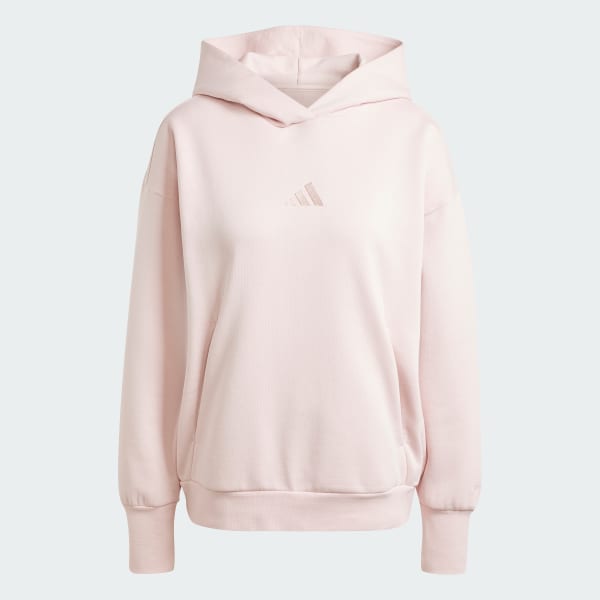 adidas ALL SZN Fleece Loose Hoodie Pink Free Shipping with adiClub adidas US