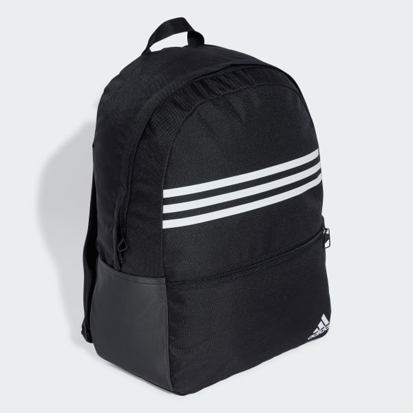 Sort Classic Horizontal 3-Stripes rygsæk