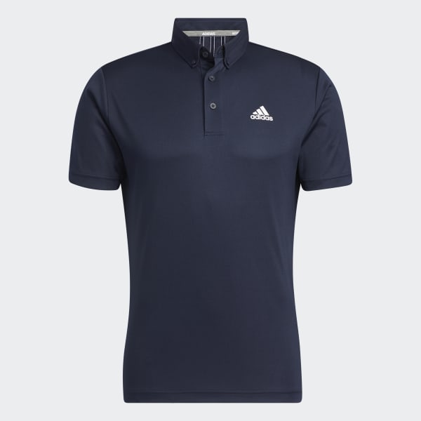 adidas Mesh Broken Stripe Polo Shirt Blue adidas Thailand