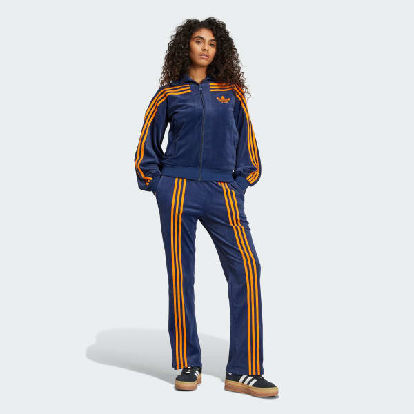 adidas 70s Velour Track Top - Pink | adidas GH