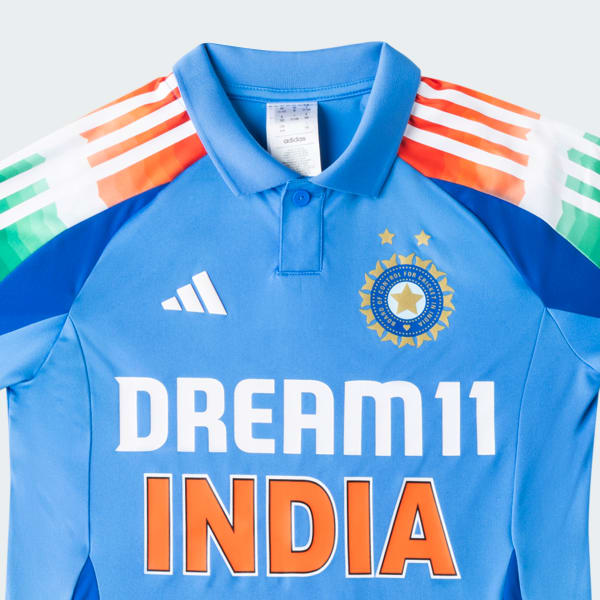 Blue India Cricket One Day International 2025 Junior Replica Jersey