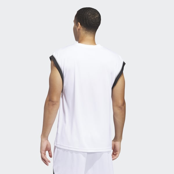 adidas Basketball All-World Sleeveless Tank Top - Black