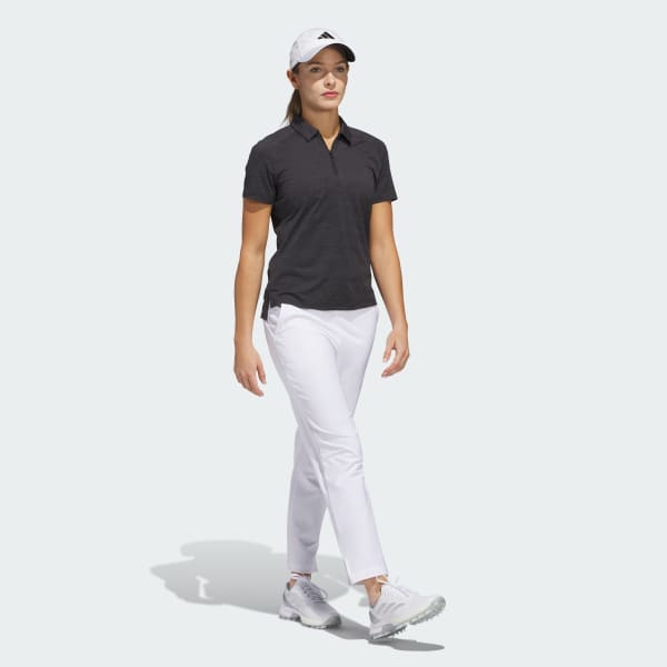 Black Ultimate365 Heathered Twistknit Polo Shirt
