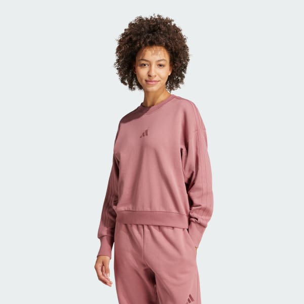 Adidas women's athletics french terry crewneck pullover store