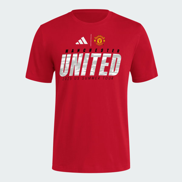 adidas Manchester United シャツ adidas Manchester United Graphic Tee - Red | Free Shipping with