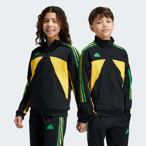 Adidas tiro tracksuit junior green outlet