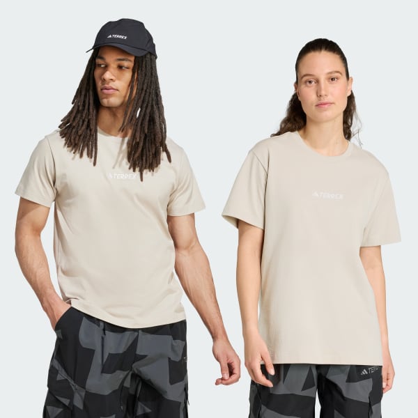 Beige Camiseta Terrex Signature AOP Graphic