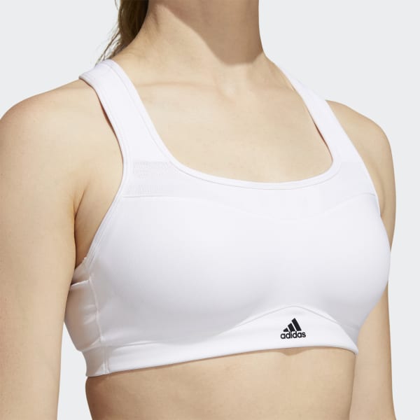 adidas Performance High support sports bra - white 