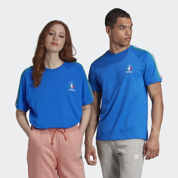 Azul T-shirt 3-Stripes A6283