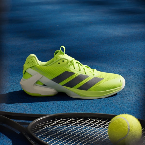 Green adizero Ubersonic 5 Tennis Shoes