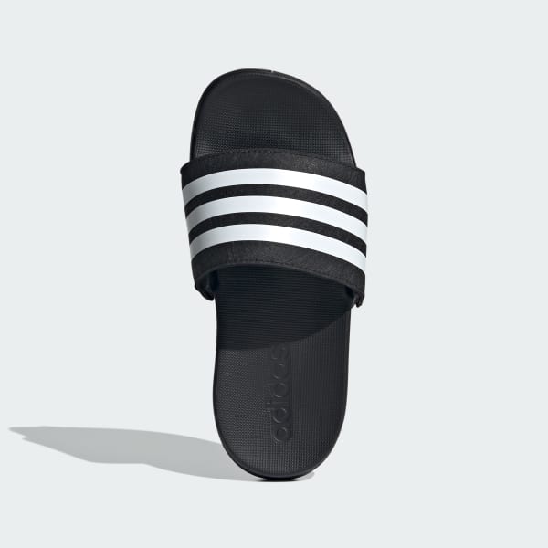 Black Adilette Comfort Slides Kids