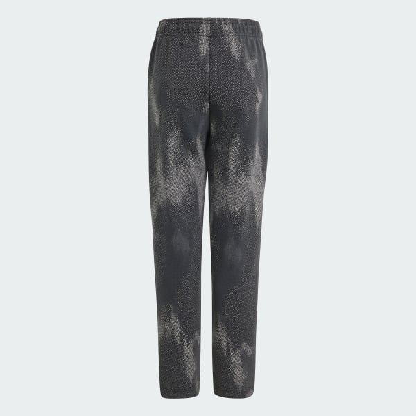 Preto Calça Infantil Estampa Corrida Calcanhar Future Icons