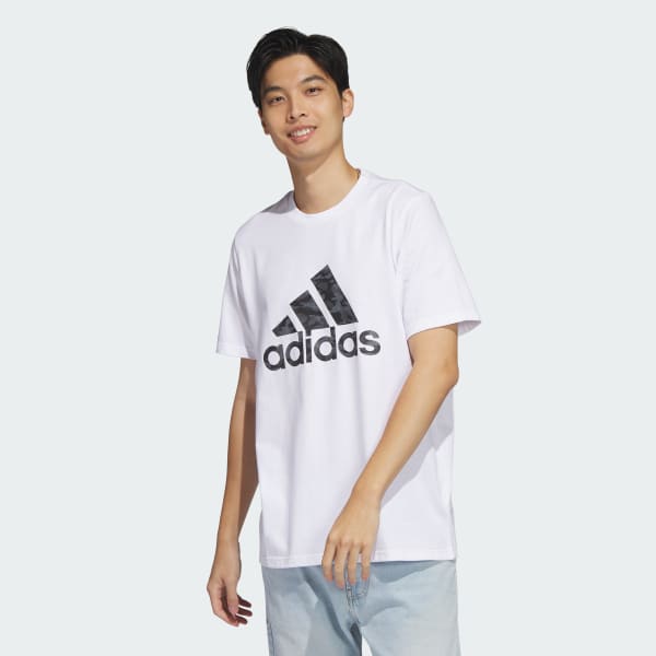 adidas Camo Short Sleeve Tee - White | Men's Lifestyle | adidas US