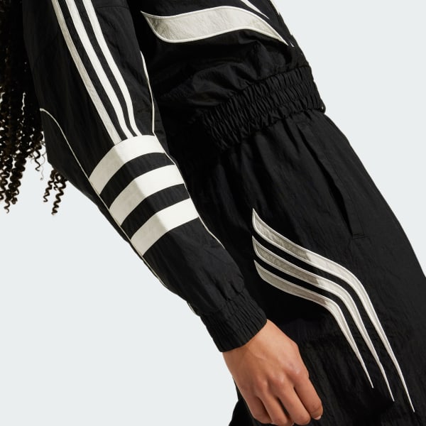 Adidas deconstructed track pants black store