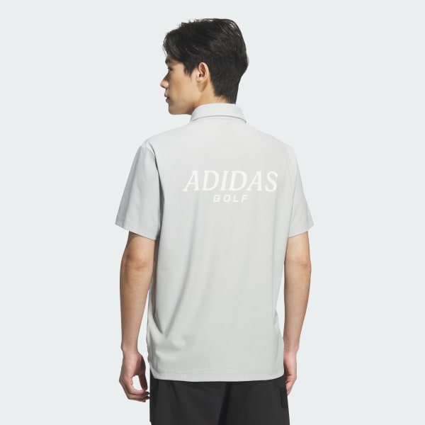 グレー クラブ コンシューマー グラフィック半袖ポロシャツ