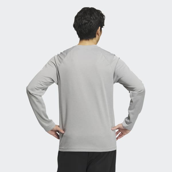 Grey Long Sleeve Tech Tee