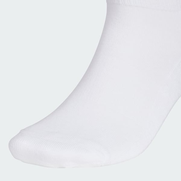 White 3-스트라이프 크루 양말