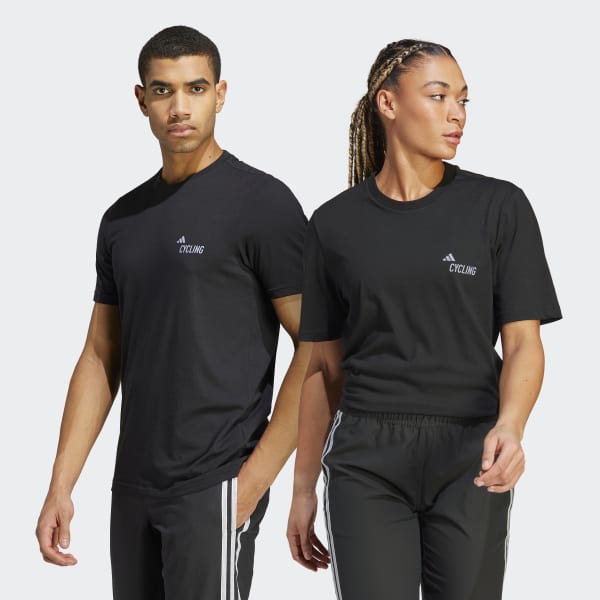 Svart Cycling Graphic Tee (Gender Neutral)