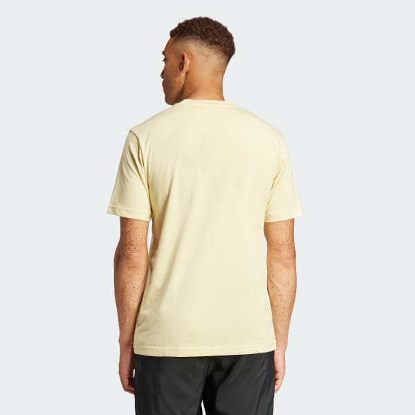 Yellow Essentials Small Logo Single Jersey Tee