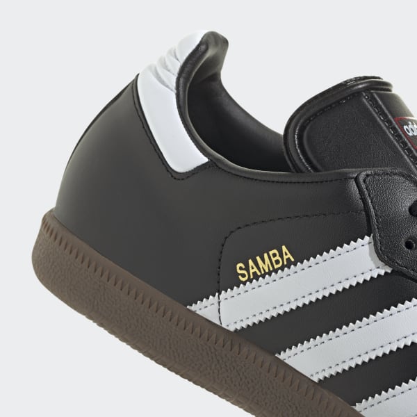 adidas Samba Leather Shoes Black adidas Thailand