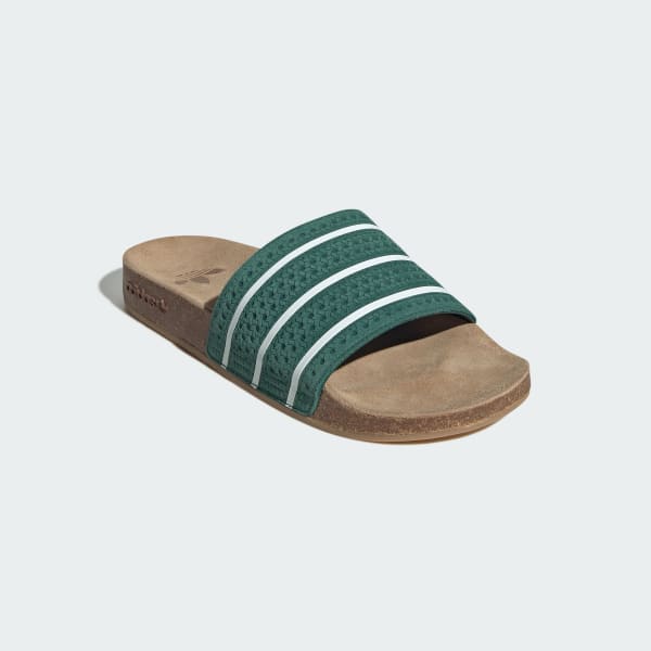 Green Adilette Slides