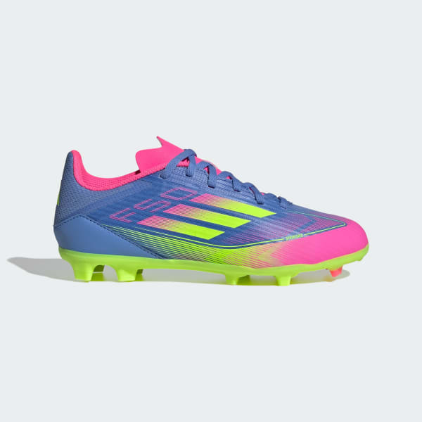 Blue F50 League Firm/Multi-Ground Boots Kids