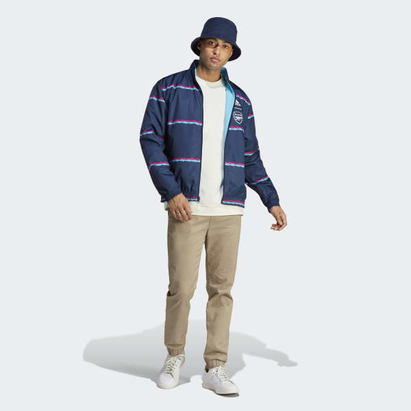 Niebieski Arsenal Anthem Jacket