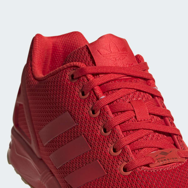 zx flux shoes red