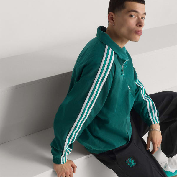 リヴァプール TERRACEICON ハーフジップジャケット　XL adidas リバプール 25/26 TERRACE ICON ハーフジップ ジャケット