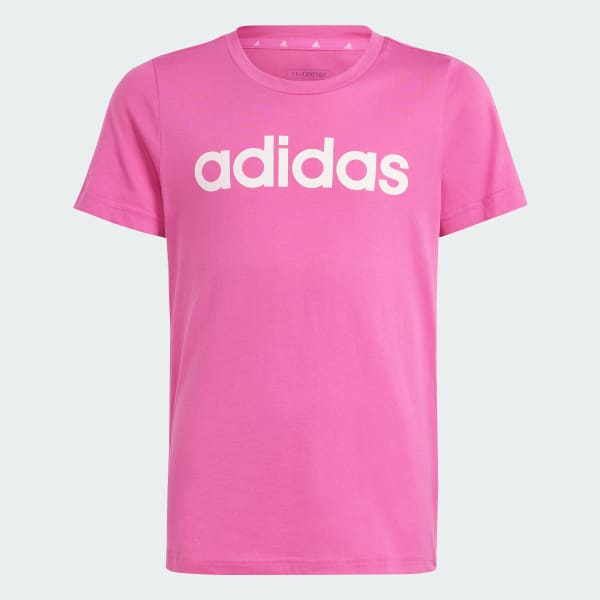 Adidas Playera Essentials Logo Linear Algodon Ajuste Cenido Lifestyle