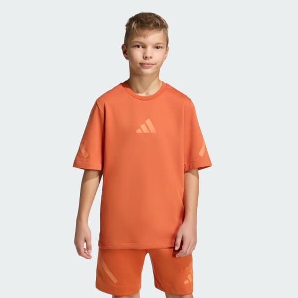 Orange adidas Z.N.E. Tee Kids