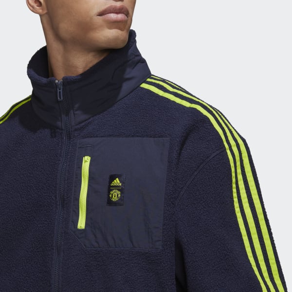 Blue Manchester United Lifestyler Fleece Jacket KO590
