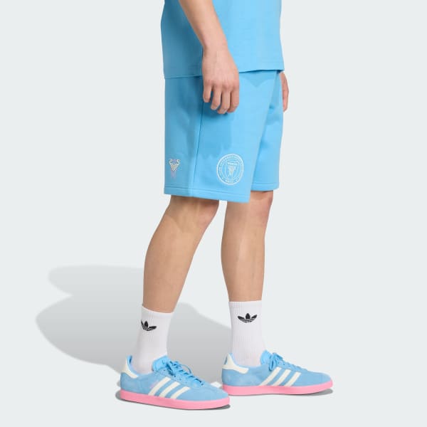 Bleu Short Inter Miami CF adidas Originals Travel