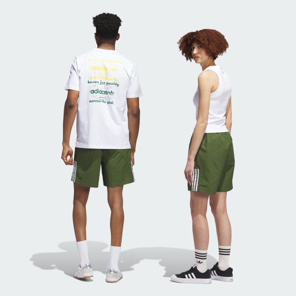 adidas green short