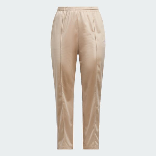 Beige Adicolor Classics Firebird Trainingshose – Große Größen