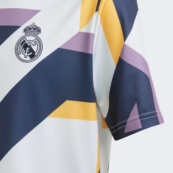 Cinza Camisa Juvenil Pré-Jogo Real Madrid