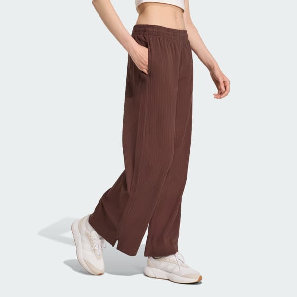 Brown ALL SZN Winterized Wide Leg Pants