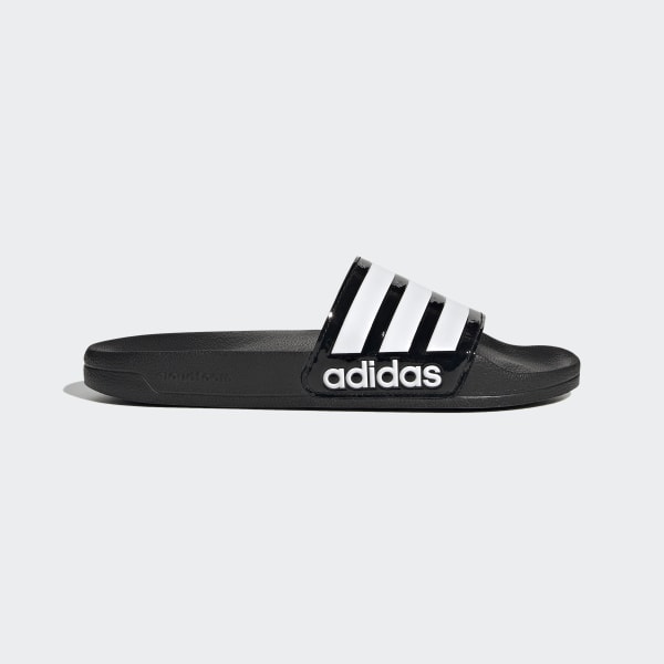 Negro Chanclas adilette Shower
