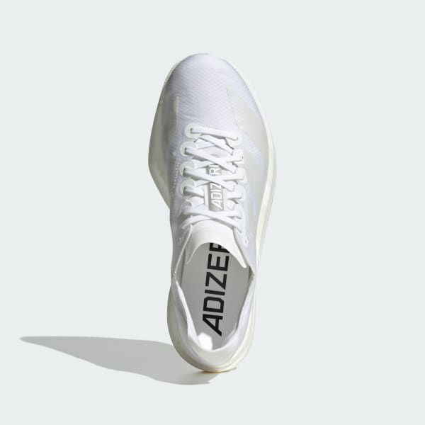 White Adizero Adios Pro 4 Shoes