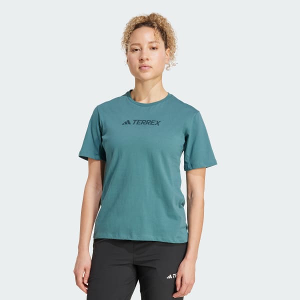Verde Playera con logo Terrex Classic