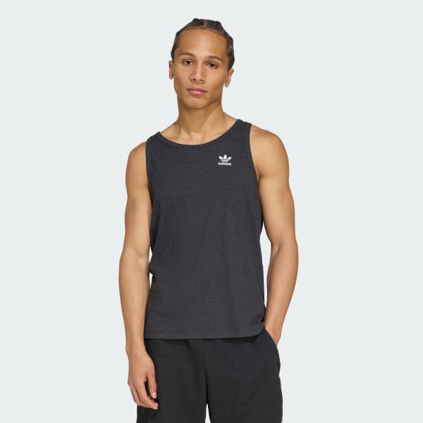 Zwart Trefoil Essentials Tanktop